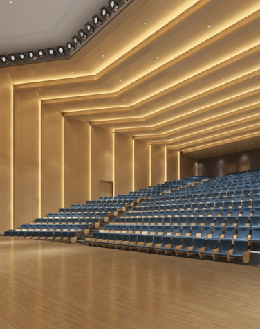 九曲河小学效果图